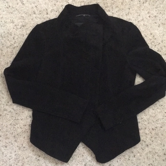 BCBGMaxAzria Faux Suede Drape Jacket - Picture 4 of 6